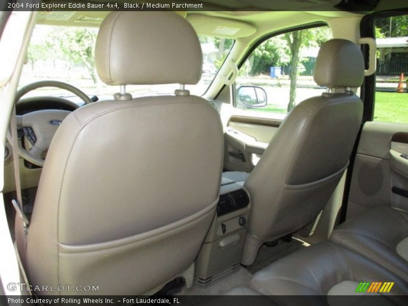 Black / Medium Parchment 2004 Ford Explorer Eddie Bauer 4x4