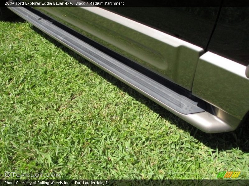 Black / Medium Parchment 2004 Ford Explorer Eddie Bauer 4x4