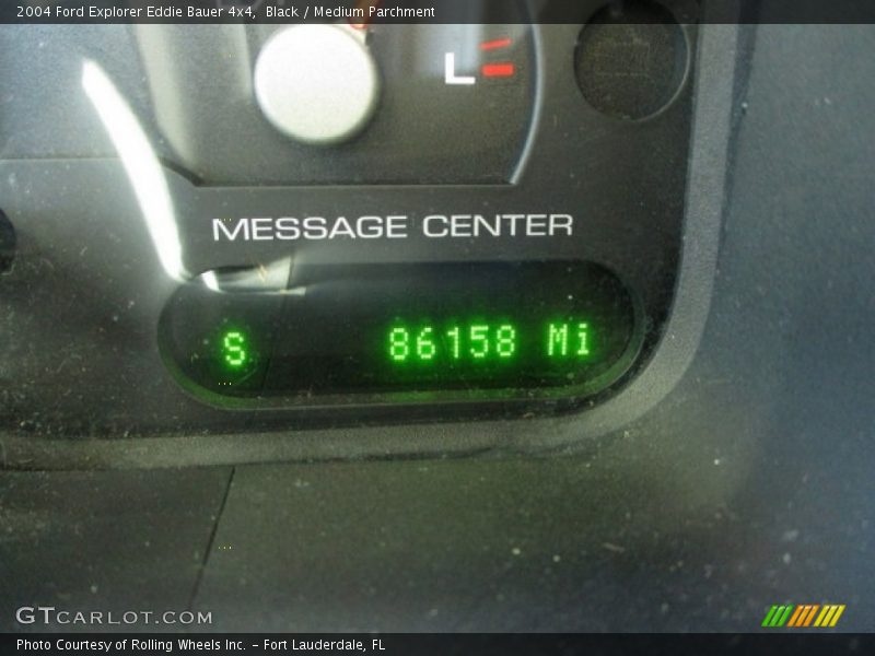 Black / Medium Parchment 2004 Ford Explorer Eddie Bauer 4x4