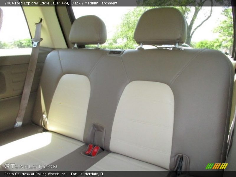 Black / Medium Parchment 2004 Ford Explorer Eddie Bauer 4x4