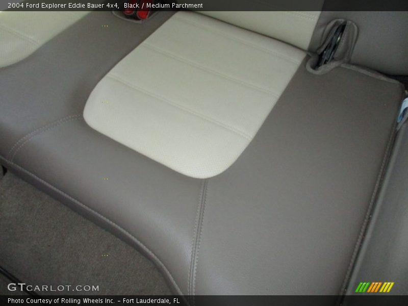Black / Medium Parchment 2004 Ford Explorer Eddie Bauer 4x4