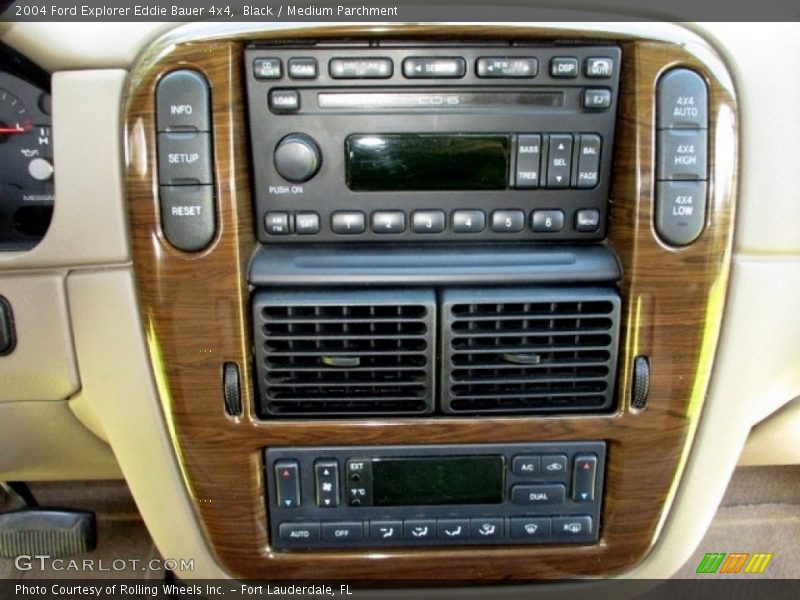 Black / Medium Parchment 2004 Ford Explorer Eddie Bauer 4x4