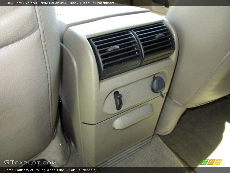 Black / Medium Parchment 2004 Ford Explorer Eddie Bauer 4x4