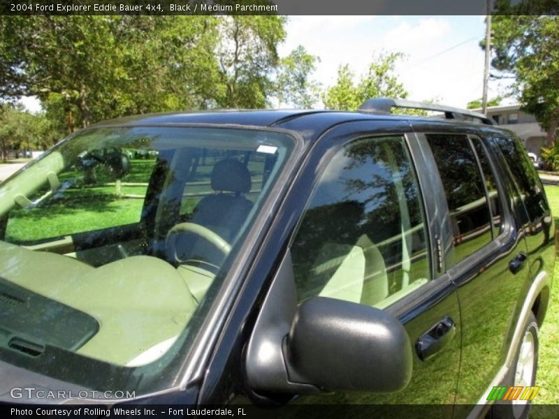 Black / Medium Parchment 2004 Ford Explorer Eddie Bauer 4x4