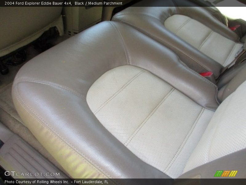 Black / Medium Parchment 2004 Ford Explorer Eddie Bauer 4x4