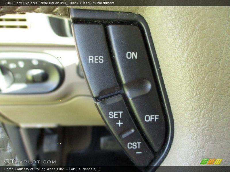 Black / Medium Parchment 2004 Ford Explorer Eddie Bauer 4x4