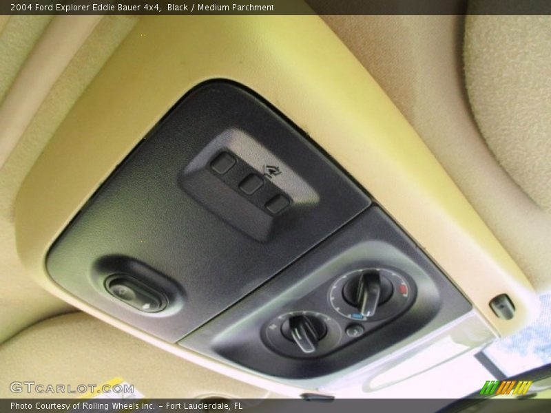 Black / Medium Parchment 2004 Ford Explorer Eddie Bauer 4x4