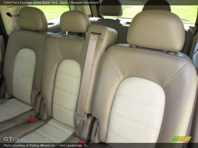 Black / Medium Parchment 2004 Ford Explorer Eddie Bauer 4x4