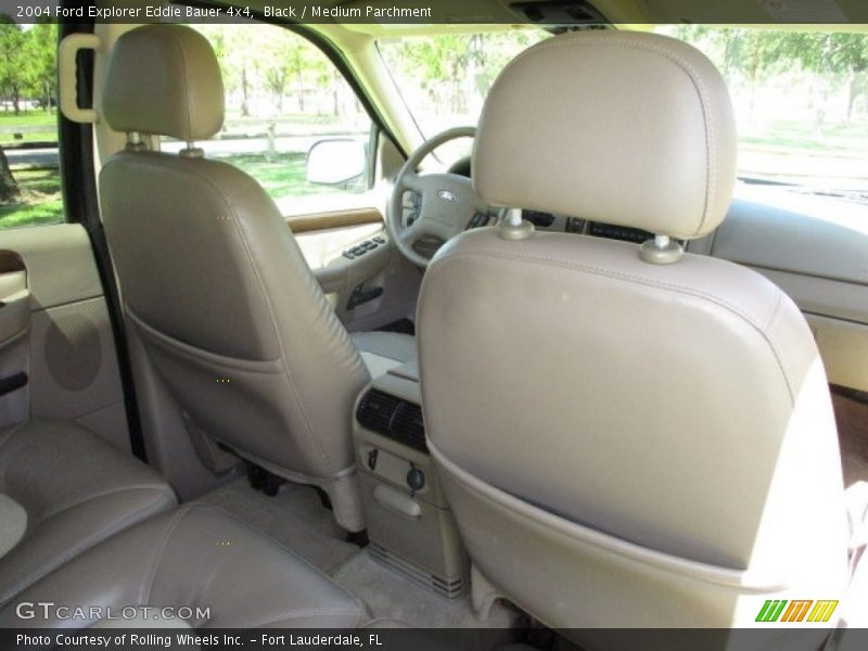 Black / Medium Parchment 2004 Ford Explorer Eddie Bauer 4x4