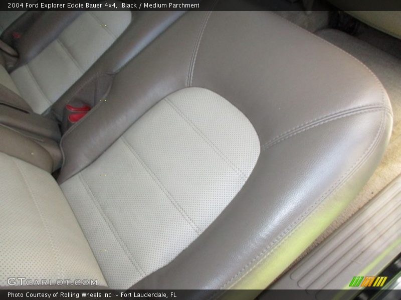Black / Medium Parchment 2004 Ford Explorer Eddie Bauer 4x4