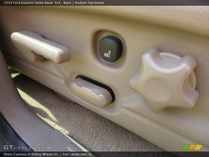 Black / Medium Parchment 2004 Ford Explorer Eddie Bauer 4x4