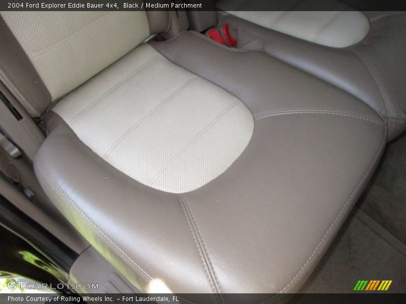 Black / Medium Parchment 2004 Ford Explorer Eddie Bauer 4x4