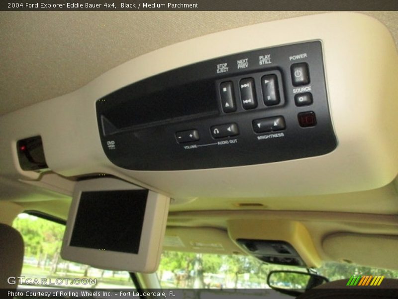 Black / Medium Parchment 2004 Ford Explorer Eddie Bauer 4x4