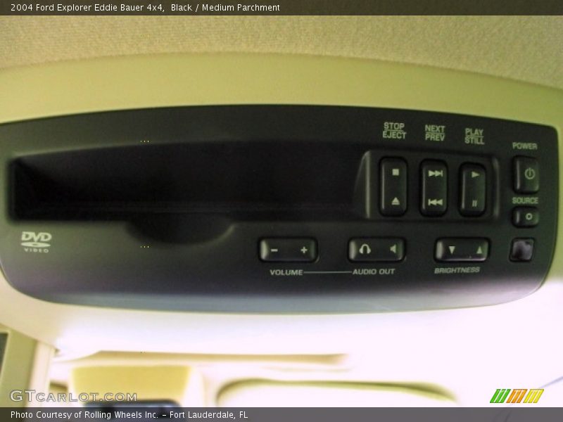 Black / Medium Parchment 2004 Ford Explorer Eddie Bauer 4x4
