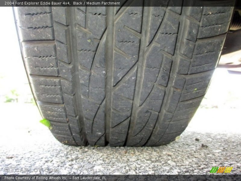 Black / Medium Parchment 2004 Ford Explorer Eddie Bauer 4x4