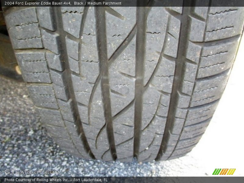 Black / Medium Parchment 2004 Ford Explorer Eddie Bauer 4x4