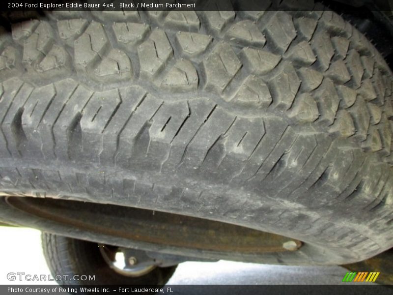 Black / Medium Parchment 2004 Ford Explorer Eddie Bauer 4x4