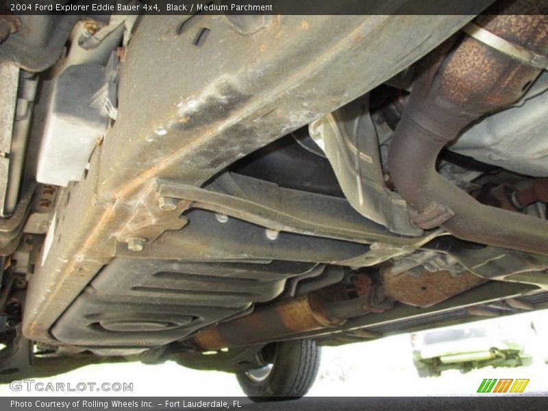 Black / Medium Parchment 2004 Ford Explorer Eddie Bauer 4x4