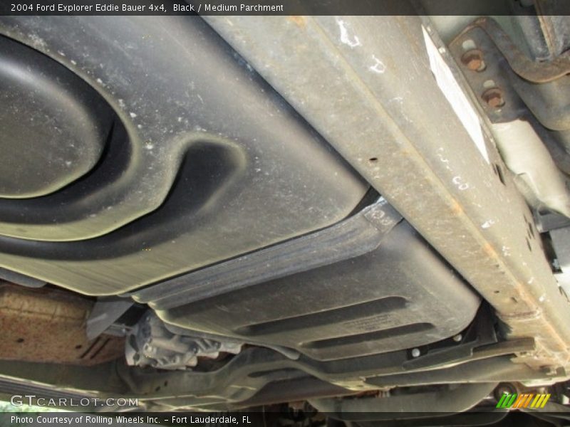 Black / Medium Parchment 2004 Ford Explorer Eddie Bauer 4x4