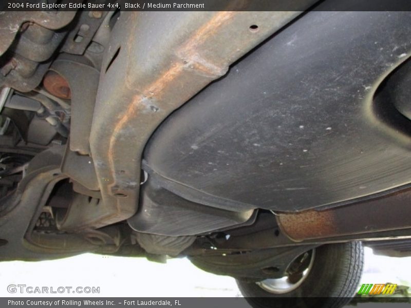 Black / Medium Parchment 2004 Ford Explorer Eddie Bauer 4x4