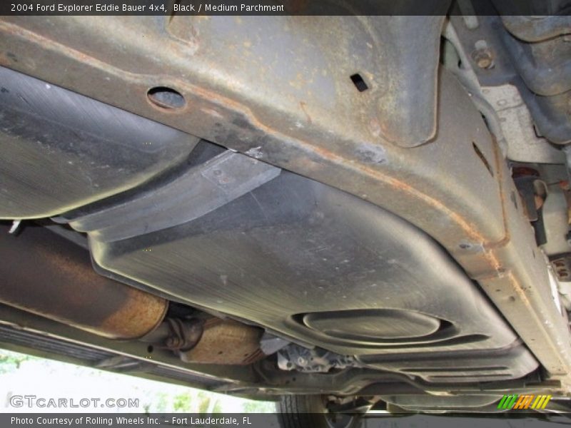 Black / Medium Parchment 2004 Ford Explorer Eddie Bauer 4x4