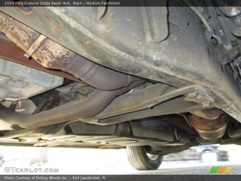 Black / Medium Parchment 2004 Ford Explorer Eddie Bauer 4x4