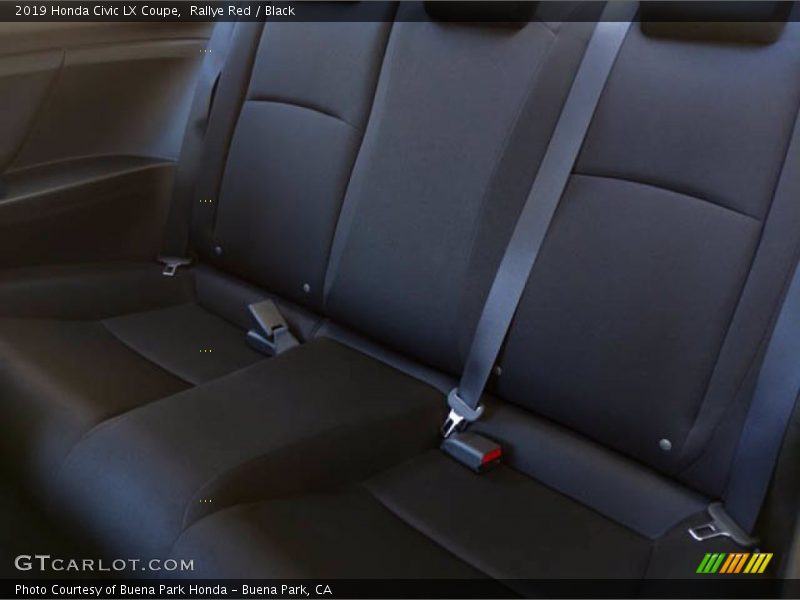 Rallye Red / Black 2019 Honda Civic LX Coupe