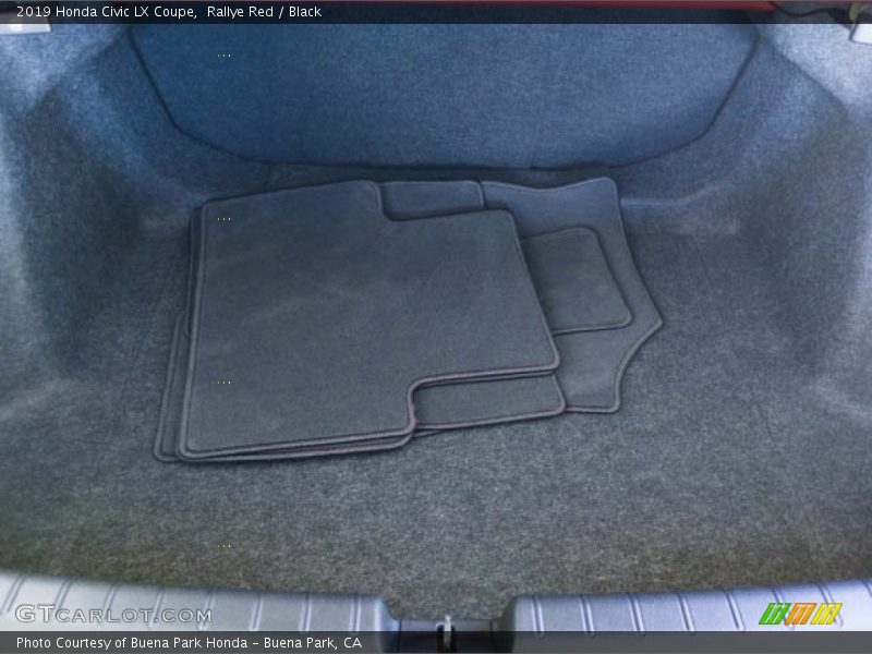 Rallye Red / Black 2019 Honda Civic LX Coupe