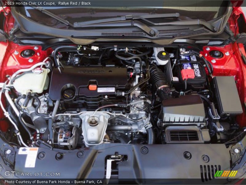 Rallye Red / Black 2019 Honda Civic LX Coupe