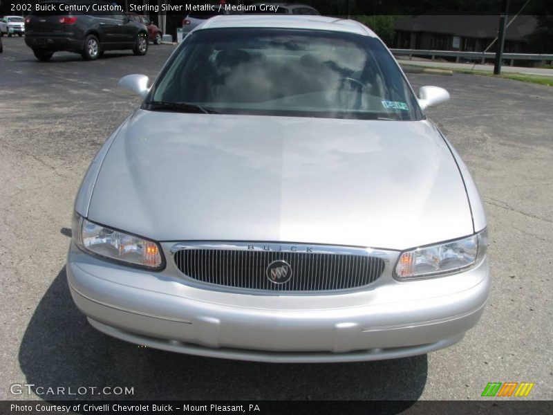 Sterling Silver Metallic / Medium Gray 2002 Buick Century Custom