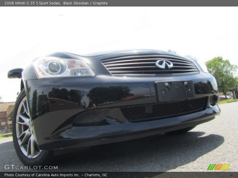 Black Obsidian / Graphite 2008 Infiniti G 35 S Sport Sedan