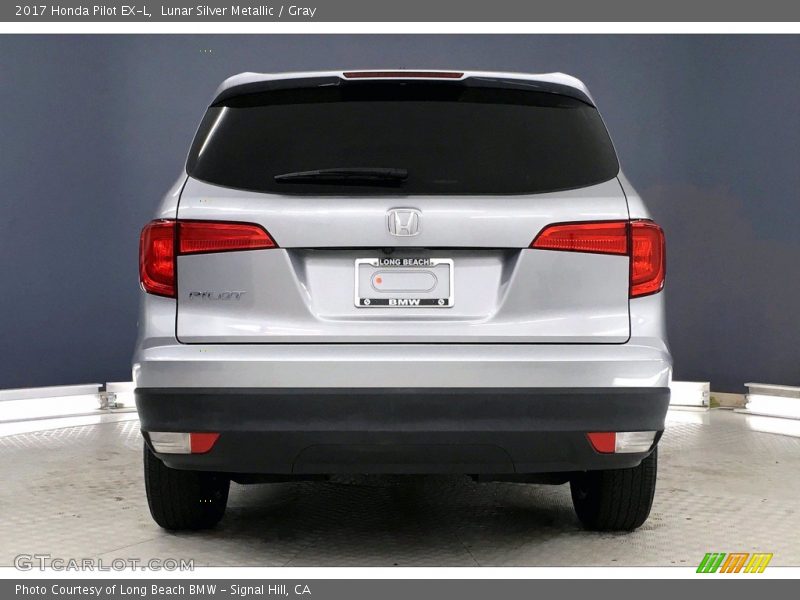Lunar Silver Metallic / Gray 2017 Honda Pilot EX-L