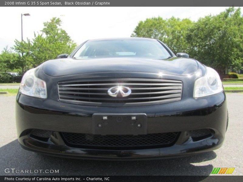 Black Obsidian / Graphite 2008 Infiniti G 35 S Sport Sedan