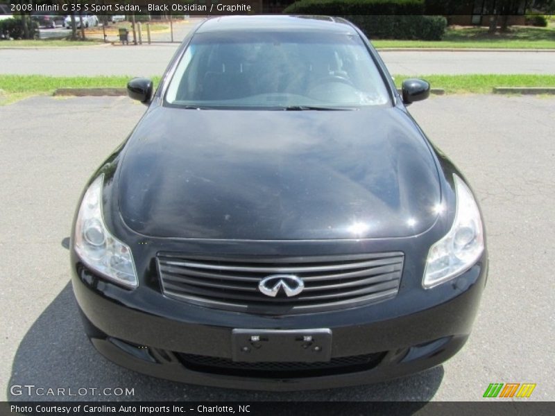 Black Obsidian / Graphite 2008 Infiniti G 35 S Sport Sedan