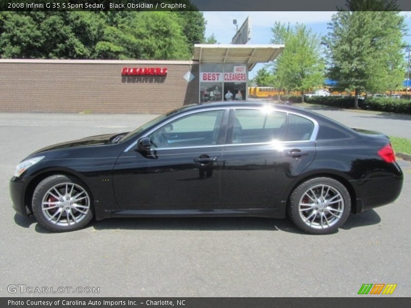 Black Obsidian / Graphite 2008 Infiniti G 35 S Sport Sedan