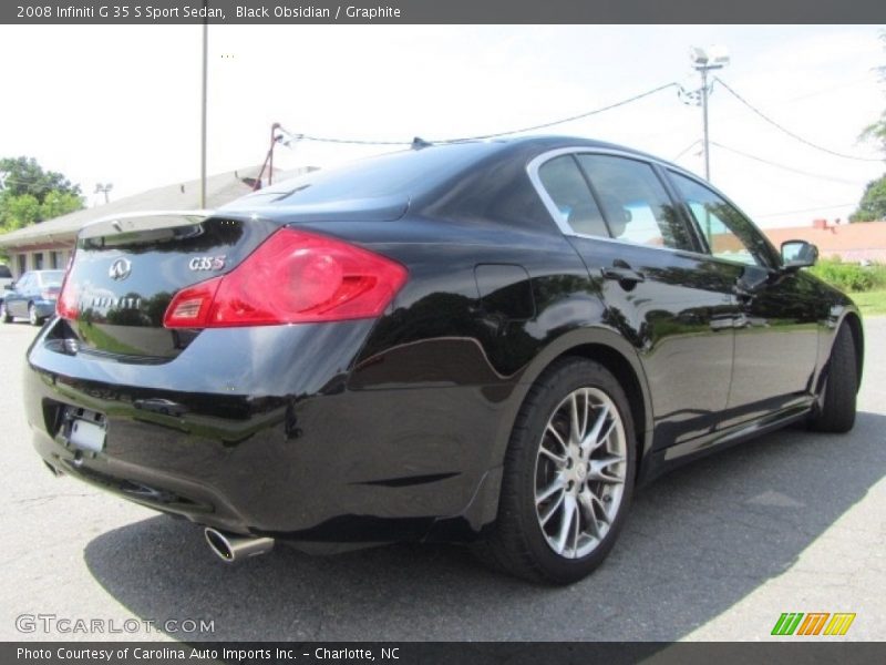 Black Obsidian / Graphite 2008 Infiniti G 35 S Sport Sedan