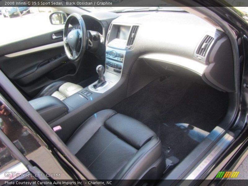 Black Obsidian / Graphite 2008 Infiniti G 35 S Sport Sedan