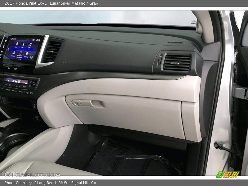 Lunar Silver Metallic / Gray 2017 Honda Pilot EX-L