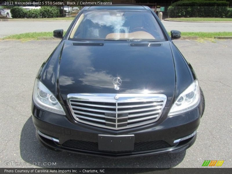 Black / Cashmere/Savanna 2013 Mercedes-Benz S 550 Sedan