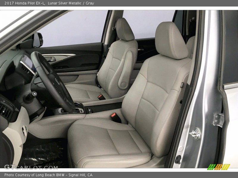 Lunar Silver Metallic / Gray 2017 Honda Pilot EX-L