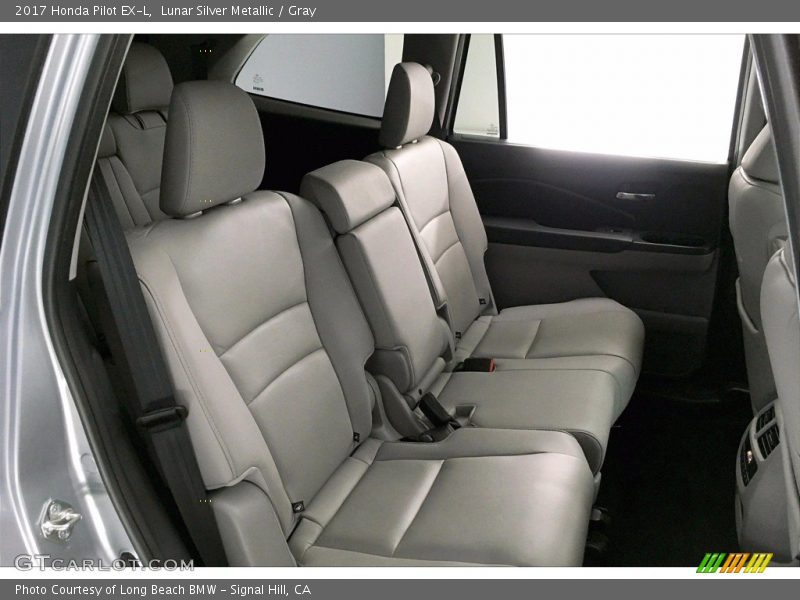 Lunar Silver Metallic / Gray 2017 Honda Pilot EX-L