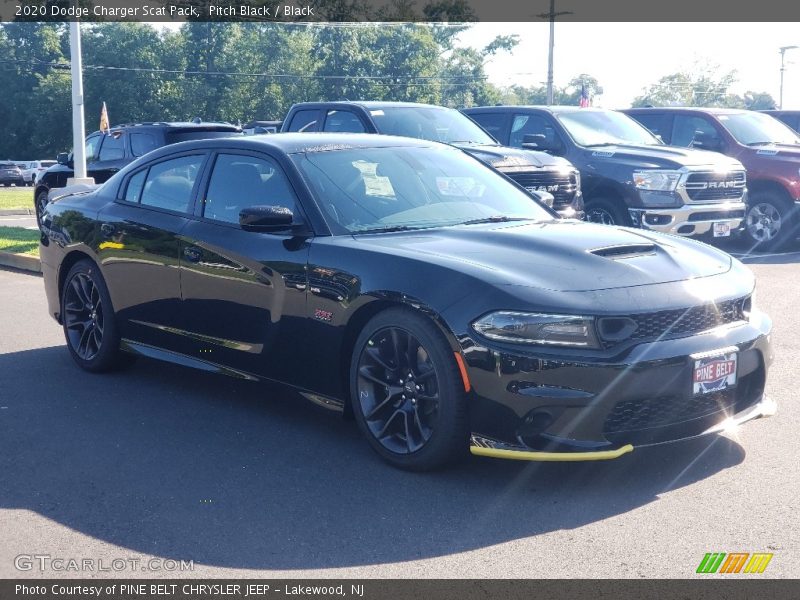 Pitch Black / Black 2020 Dodge Charger Scat Pack
