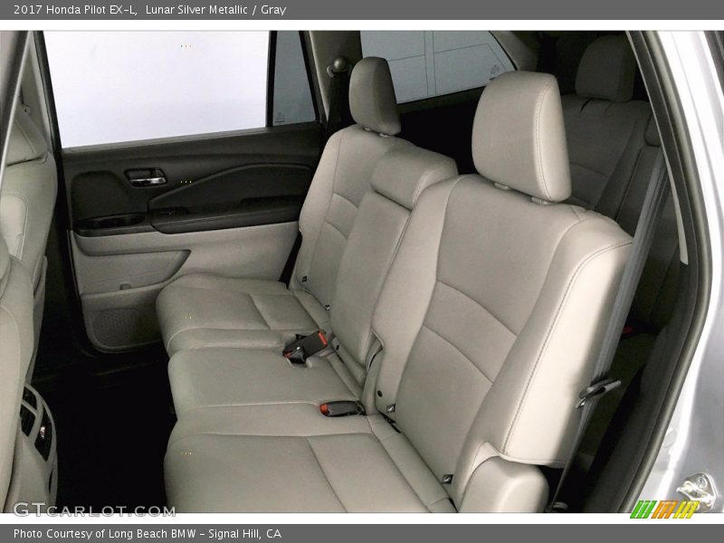 Lunar Silver Metallic / Gray 2017 Honda Pilot EX-L