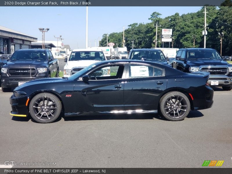 Pitch Black / Black 2020 Dodge Charger Scat Pack