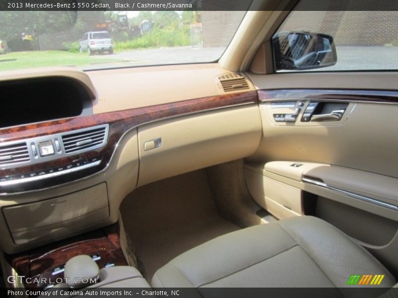 Black / Cashmere/Savanna 2013 Mercedes-Benz S 550 Sedan