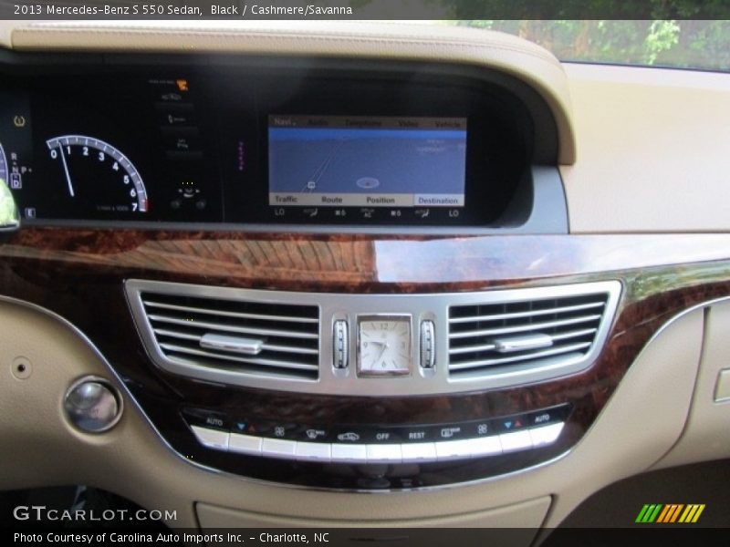 Black / Cashmere/Savanna 2013 Mercedes-Benz S 550 Sedan