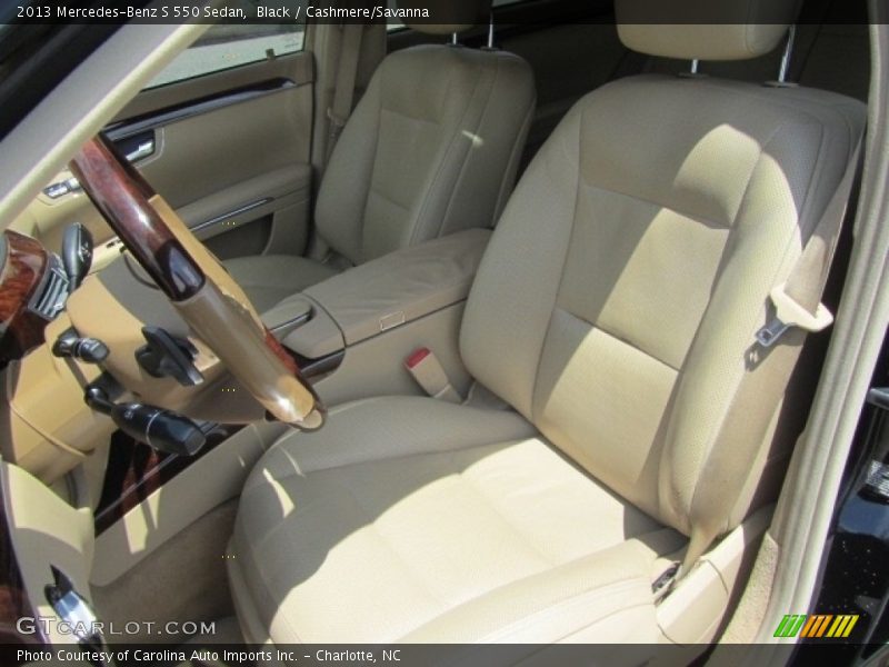 Black / Cashmere/Savanna 2013 Mercedes-Benz S 550 Sedan