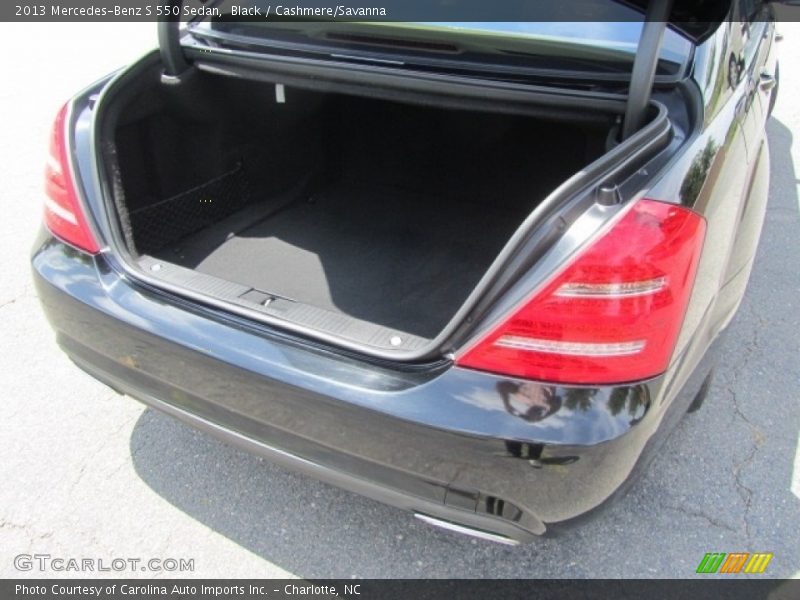 Black / Cashmere/Savanna 2013 Mercedes-Benz S 550 Sedan