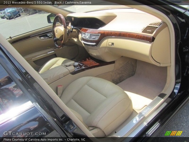 Black / Cashmere/Savanna 2013 Mercedes-Benz S 550 Sedan