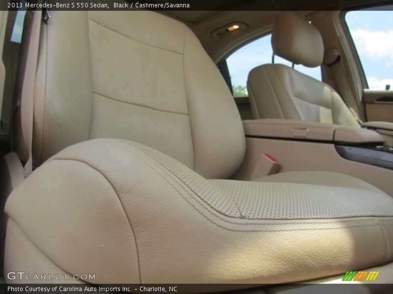 Black / Cashmere/Savanna 2013 Mercedes-Benz S 550 Sedan